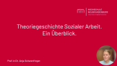 thumbnail of medium Theoriengeschichte Sozialer Arbeit - Ein Überblick